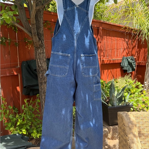 Carhartt Dark Blue Denim work Overalls - Picture 6 of 7
